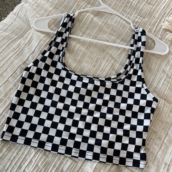 Checkered crop top - Picture 1 of 1